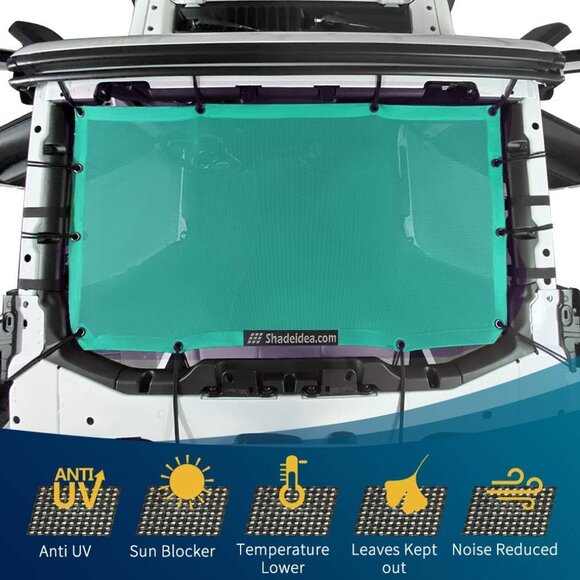 Shadeidea JT Sunshade for‎ Jeep Gladiator (2018-Current) Tiff Blue - Picture 9 of 13